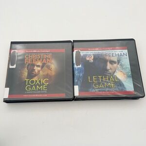 Christine Feehan GhostWalker Audiobook CD Lot Toxic Game Lethal Game